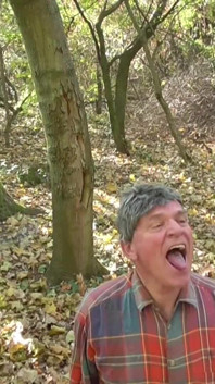 German Proll Girls Use Old Ashtray in Park