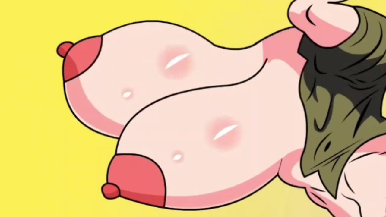Internal Ejaculation of a Woman with Huge Tits
