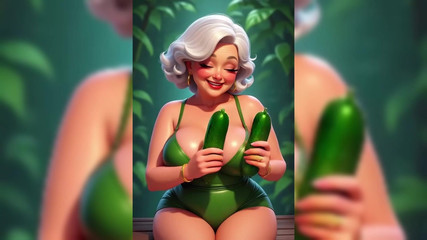 AI Porn: キュウリおばあちゃんのアニメーション