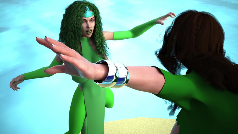 Kimdam3d: Fggb 66 Polaris and Rogue From the Xmen