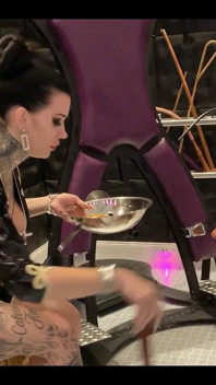 Miss Alessa Milano Feeding My Toilet Slave