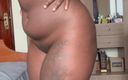 Nasty hot babe: Curvy Hanifasexy Oils up &amp; Rides Huge Torso Dildo(ful Vid on...