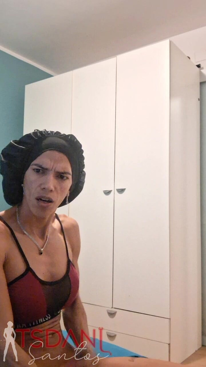 Tsdanisantos1: Oh, It's so Hot, I'm Going to Take My Dick...