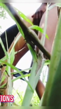 Gadis langsing di hutan