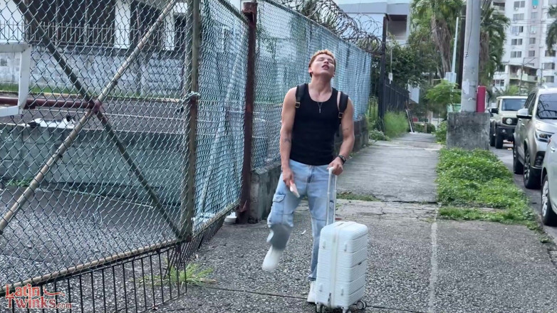Latin Twinks: Wet Towel and Hard Cock: John Bleck Gets Lost and...