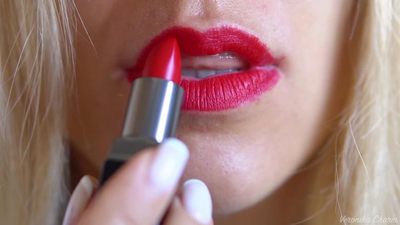 Veronika Charm: Asmr Blowjob Close up - Secretary Love Pulsating Cum Mouth