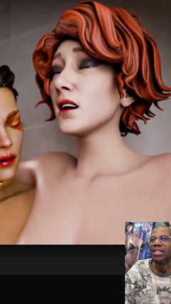 Good news media: Lesbičky Apex Legends se baví třením těsné plešaté kundičky