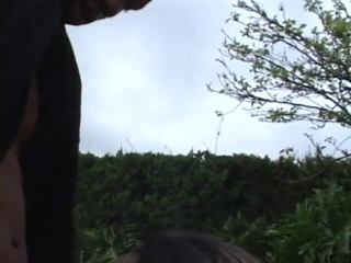 Sex Karma: Teen takes big black dick outdoors