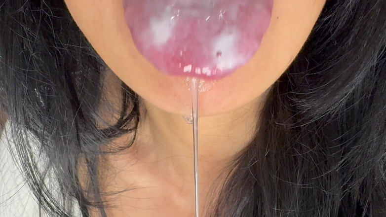 Asmr_mouth: 君の精液は僕の舌の上でこんなふうに見えるかもしれない