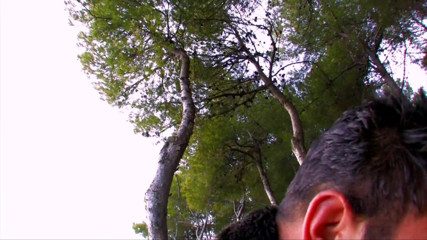 CBD Media: Tall petite brunette teen gets an anal pounding outdoor