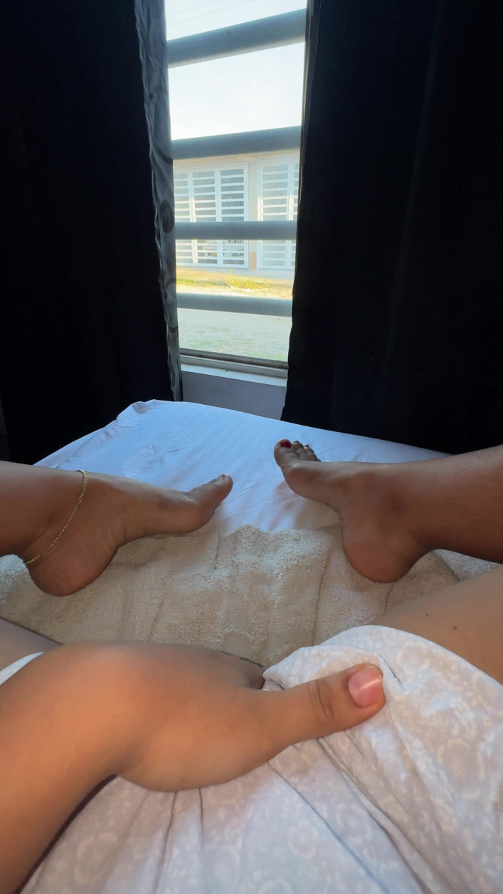 EMY_AND_JONH: My Neighbor Walks by and Sees Me Through the Window,...