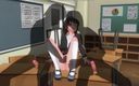H3DC: 3D хентай девушка впервые пробует мастурбацию