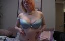 Java Consulting: Thick Redhead Kissa Strips Naked on Cam