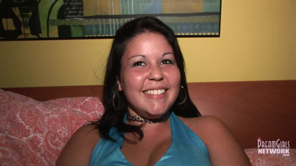 Dream Girls: Horny brunette proves that she's a 3 hole slut
