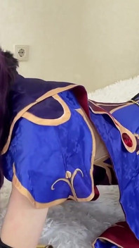 Anime Girl Training My Ass with Strap on Femdom