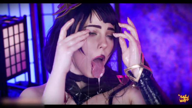 MollyRedWolf: Raiden Shougun Is Your Slave. 4K - Mollyredwolf