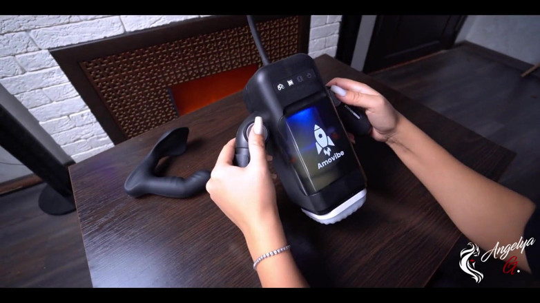 AnGelya G: Sex Toy - Amovibe, Gamepad Szarpanie kutasa i Anal-vaginal Mastrubator - Angelya.g