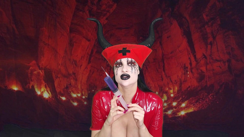 Princess18_: Succubus Nurse Anal Fuck, Creampie Pussy, Possessed Squirt