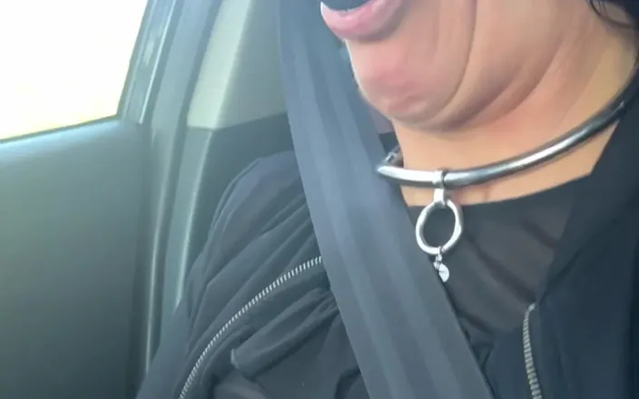 Lady Oups: Slutty Step Mom Punished in the Car Like a Whore