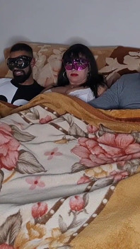 Ik vroeg om dubbele penetratie en sperma in het poesje