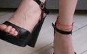 Footjobfantasy: Hot and Sexy Dangling with High Heels