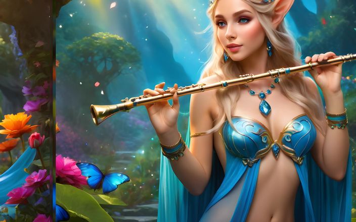 AI Girls: Слайд-шоу красивых девушек-эльфов 15