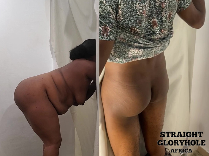 Straight gloryhole Africa: Kontol mr small datang untuk nyepong dan ngentot kontol dalam 2...