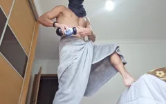Watch My Sexy Masturbation with a Fleshlight and Watch My Beautiful Cumshot at the Window.