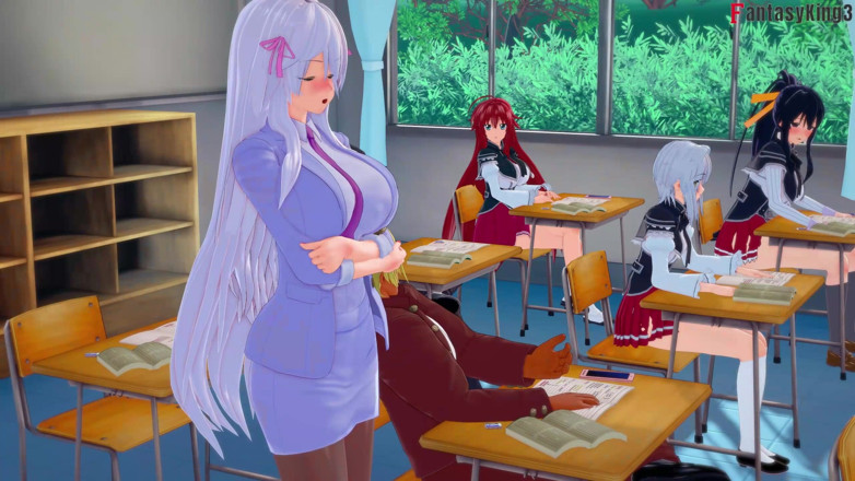 Fantasy king: Rias Gremory knullas i badrummet - Dxd Ntr Madness -serien
