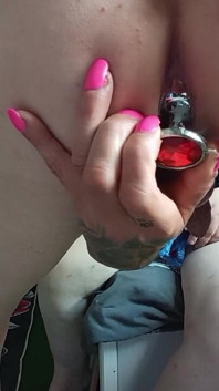 Sissy Has to Put Her Plug in