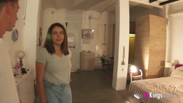 FAKings: 18 years old babe is crazy for fucking him since...