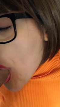 Velma cosplay mamada