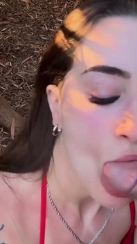 Sucking on the Beach