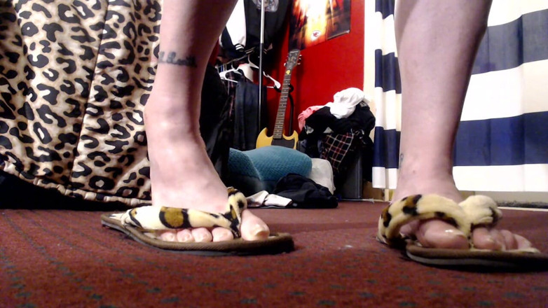 Abby Anna: Teen wiebelende teenslippers