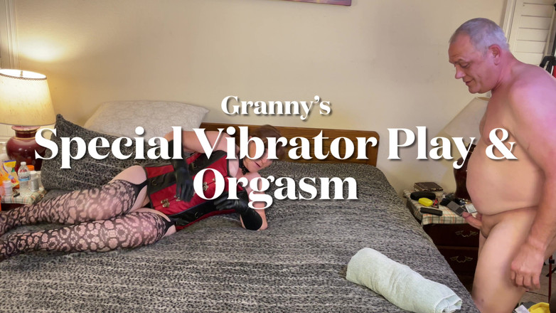 Carmen Angel: Jogo especial de vibrador da vovó e orgasmo