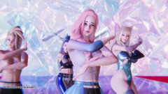 3D-Hentai Games: [MMD] Mave - Pandora Sexy striptýz KDA Ahri Akali Kaisa Seraphine...