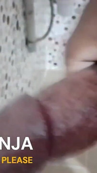 Watch How I Massage This Big Cock Until I Cum