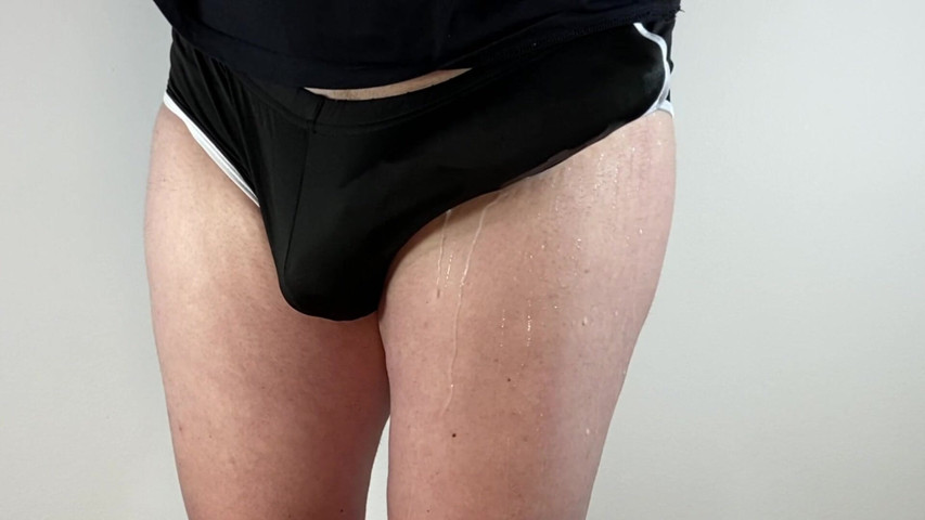 Massive Cock Cum Explosion in Tight Hot Pants (Lucas Nathan King)