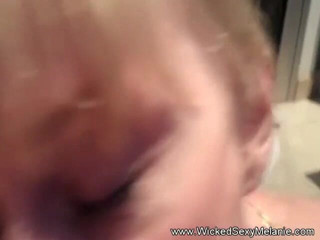 Wicked Sexy Melanie: Delicious blonde babe gets fucked and creampied from behind