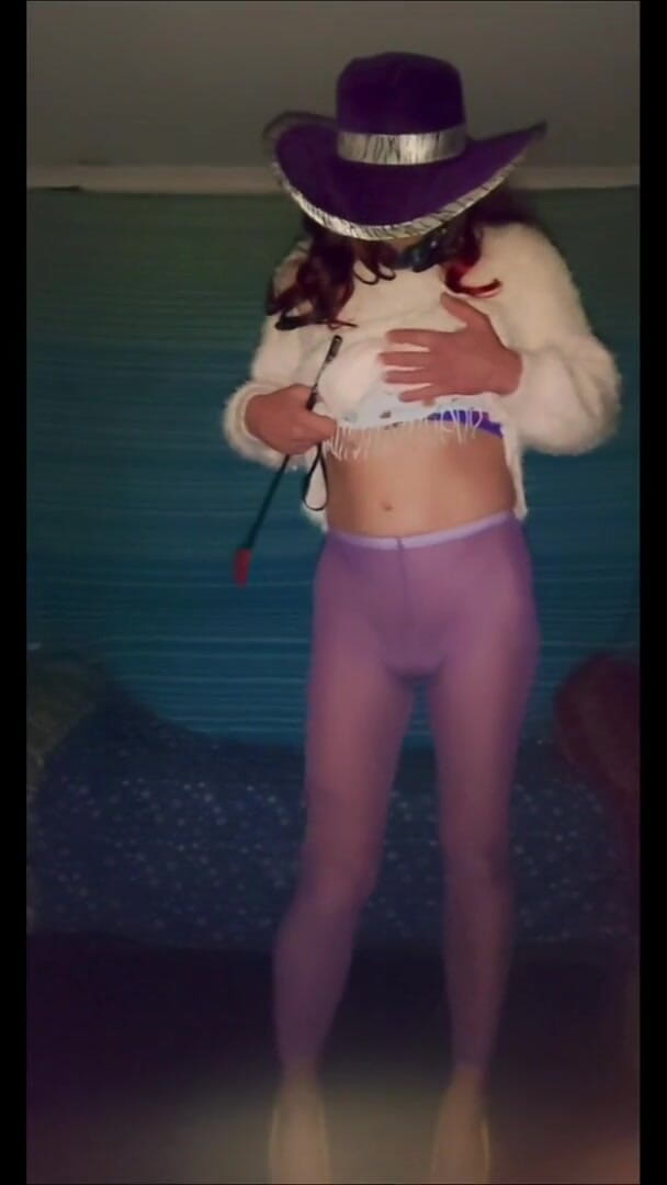 Lizzaali: Scene 1 of see through purple tights dancing and shaking my...