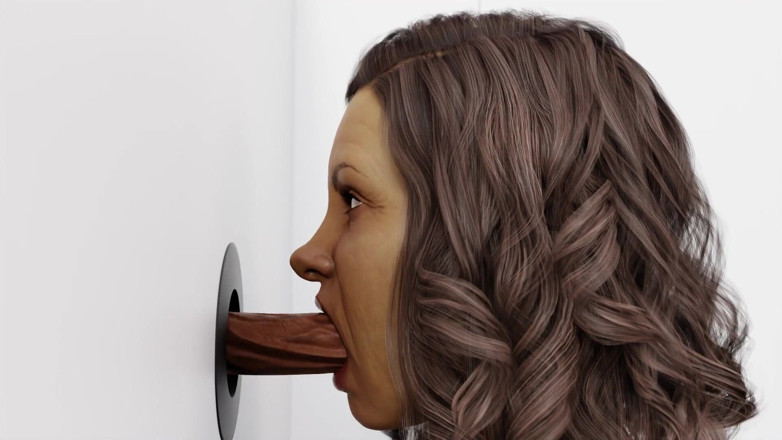Wraith ward: Mature Milf bathroom gloryhole blowjob