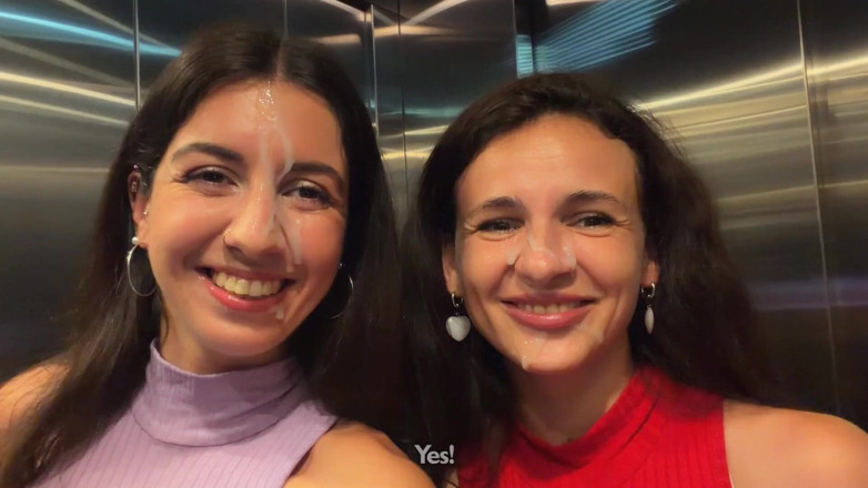 Katty West: Sąsiedzi proszą o wytrysk na ich urocze twarze podczas publicznego...