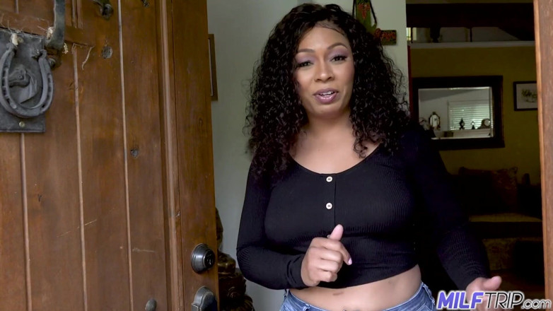 MILF Trip: Black MILF Anita Peida heals a horny cock