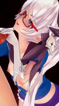 Honkai Impact 3. Theresa apokalypse twilight paladin hentai masturbiert sex mmd 3D blaue kleider farbe edit smixix