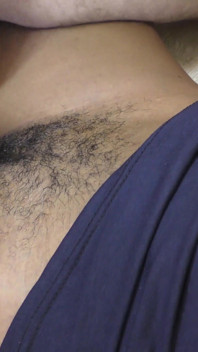 Black hairy cunt ready for big white cock