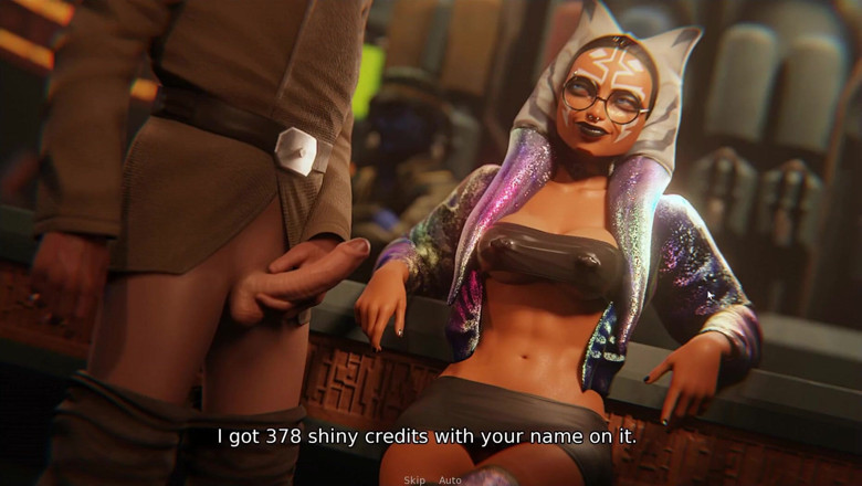 Cumming Gaming: เกม Ahsoker Hentai Parody ตอนที่ 1 เธออมควยเพื่อใช้หนี้ของกลุ่มกบฏ!