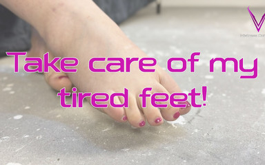 Catastro V: POV 비 여주인 Catastrov 발 숭배 - 피곤하고 파괴된 발을 고쳐줘