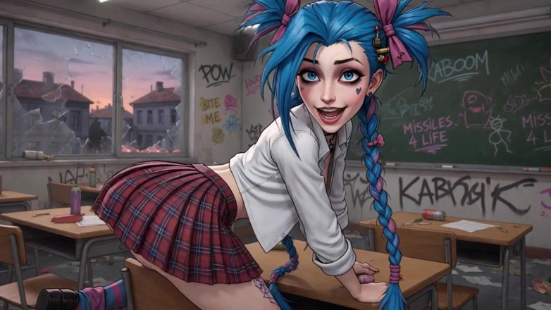 Ianimedia: Compilazione esplicita jinx Hentai, corpo bagnato lucido, pose multiple, arcana...
