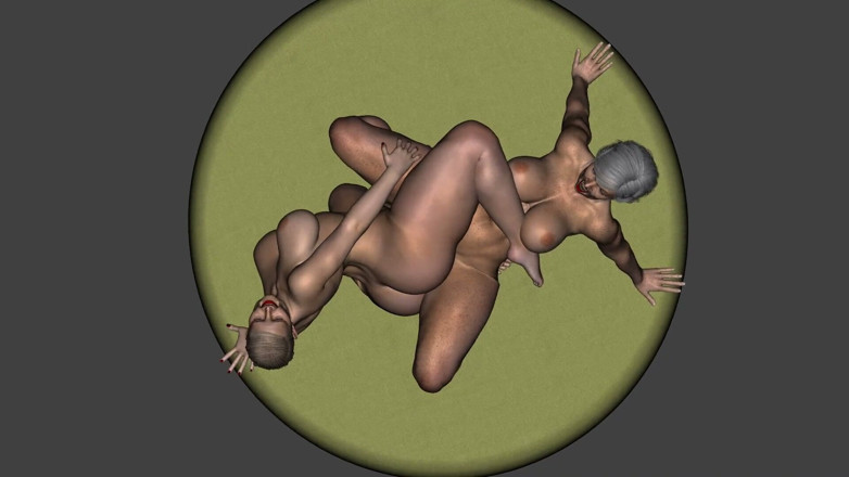 Custom Fantasy Productions: Mulheres maduras esfregando e beijando