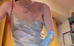 Jess Silk Rides Dildo